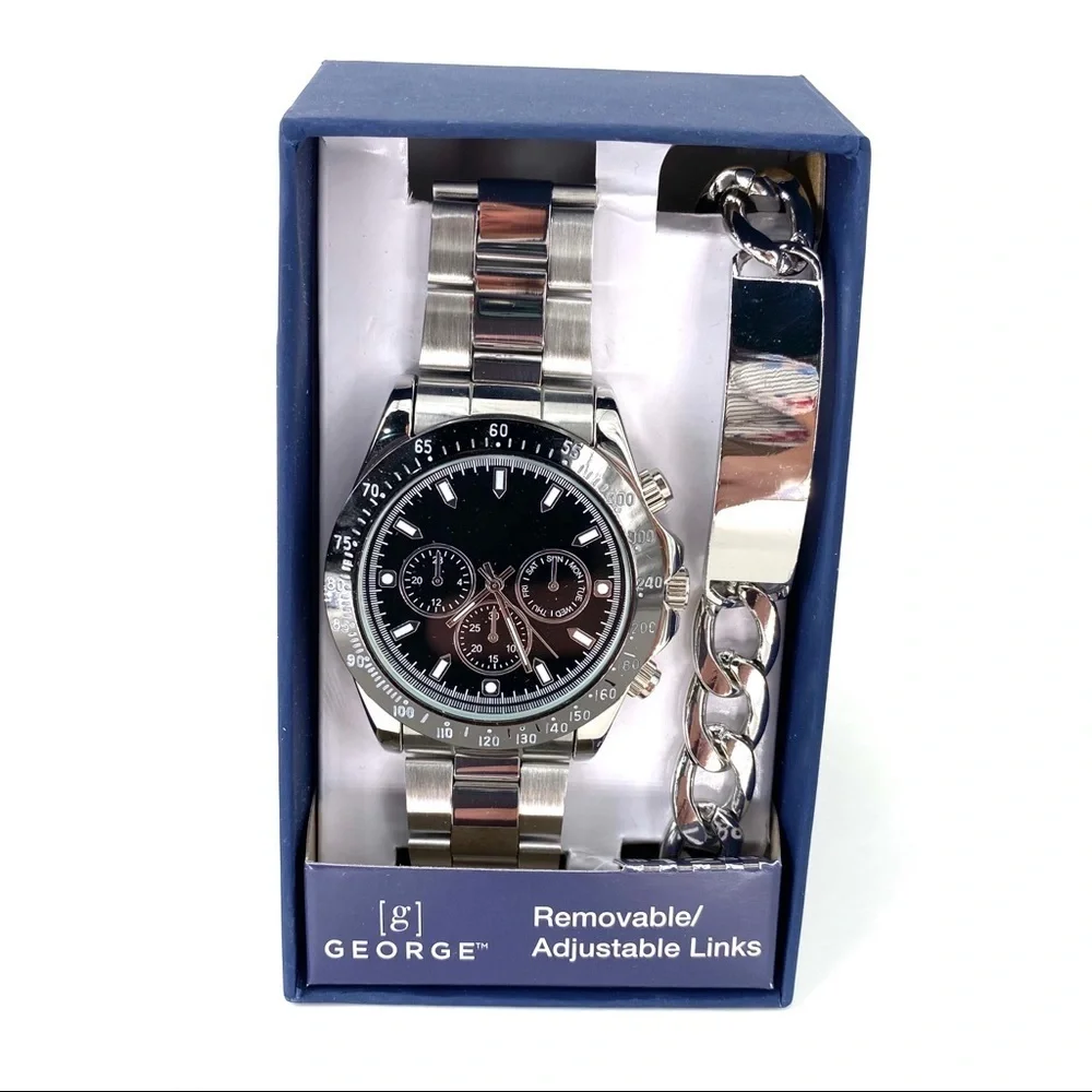 Time & Tru Women's Watch and George Men's Watch